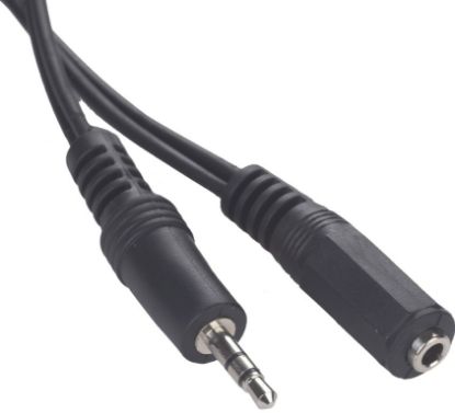  Зображення Аудіо-кабель 3,5mm/3,5mm (подовжувач) Cablexpert (CCA-423-5M), 5.0m Black 