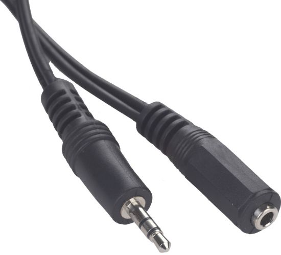  Зображення Аудіо-кабель 3,5mm/3,5mm (подовжувач) Cablexpert (CCA-423-5M), 5.0m Black 