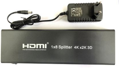  Зображення Розгалужувач (спліттер) Atcom (7688) HDMI 8 портів, підтримка UHD 4K 