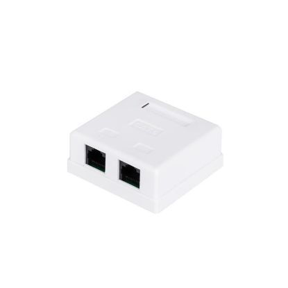  Зображення Розетка RJ-45 х2 UTP 6e (60252) 