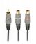  Зображення Кабель audio Cablexpert CCAP-RCAM2F-0.2M стерео аудіо 1 x RCA-тюльпан/2 x RCA-тюльпан, 0.2 м) 