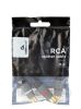  Зображення Кабель audio Cablexpert CCAP-RCAM2F-0.2M стерео аудіо 1 x RCA-тюльпан/2 x RCA-тюльпан, 0.2 м) 