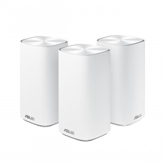  Зображення Бездротовий маршрутизатор Asus ZenWiFi Mini CD6 3PK White (CD6-3-PK) 