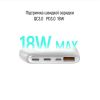  Зображення Універсальна мобільна батарея ColorWay Soft Touch 10000mAh White (CW-PB100LPE3WT-PD) 