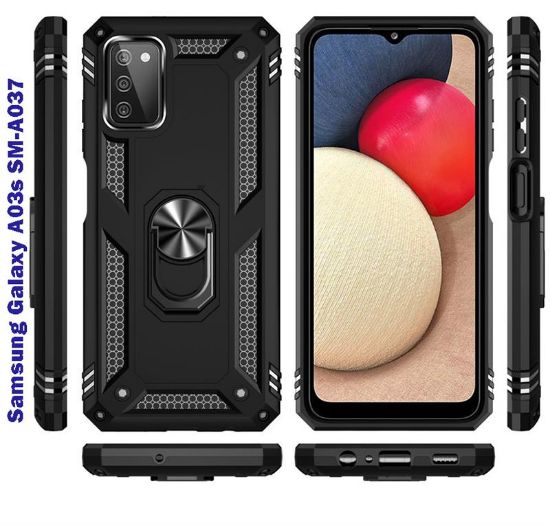  Зображення Чохол-накладка BeCover Military для Samsung Galaxy A03s SM-A037 Black (707114) 