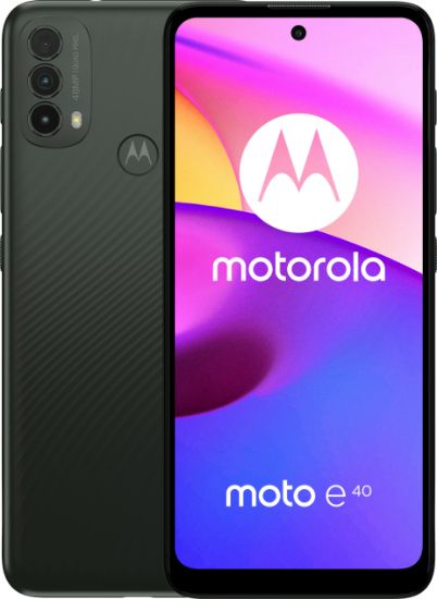 Зображення Смартфон Motorola E40 4/64GB (PAVK0005UA) Carbon Gray 