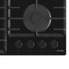  Зображення Варильна поверхня Gorenje газова на склі, 60см, чавун, чорний 