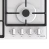  Зображення Варильна поверхня Gorenje газова на склі, 60см, чавун, білий 