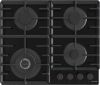  Зображення Варильна поверхня Gorenje газова на склі, 60см, чавун, чорний 