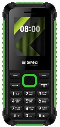  Зображення Мобiльний телефон Sigma mobile X-style 18 Track Dual Sim Black/Green 