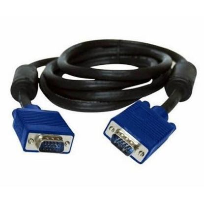  Зображення Кабель монитора 5м VGA Atcom (9150) HD15M/HD15M с 2-мя ферритами 