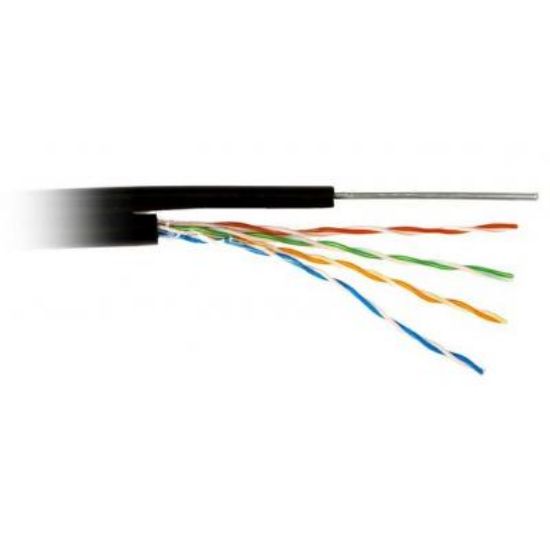  Зображення Кабель Atcom Standard (10700) Cat.5e UTP 0.50mm CCA 305м. для внешней прокладки с тросом 1.2мм 