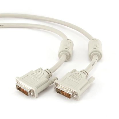  Зображення Кабель монитора 3м DVI-DVI Cablexpert (CC-DVI2-10) 24/24pin 2-мя феритами 