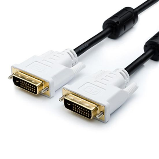  Зображення Кабель монитора 5м DVI-DVI ATcom 9149 24/24pin 2-мя феритами 