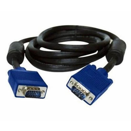  Зображення Кабель монитора 20м VGA Atcom (10701) HD15M/HD15M с 2-мя ферритами 