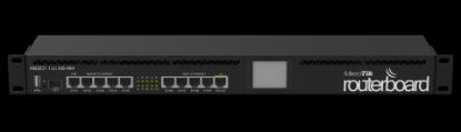  Зображення Маршрутизатор MikroTik RB2011UiAS-RM (1xSFP cage, 5xGLAN, 5xLAN, PoE in/1*out, CPU 600Mhz, 128MB RAM, micro USB port, LCD panel, RouterOS L5, 1U rackmount case)) 