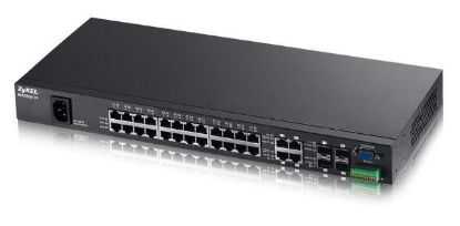  Зображення Комутатор ZYXEL MES3500-24 (MES3500-24-EU01V1F) (24xFE, 4xCombo GE/SFP, 16k MAC, L2) 