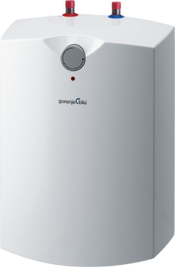  Зображення Водонагрівач електр. Gorenje компакт GT, 10л, 2кВт, монтаж під мийкою, мех. кер-ння, A, білий 
