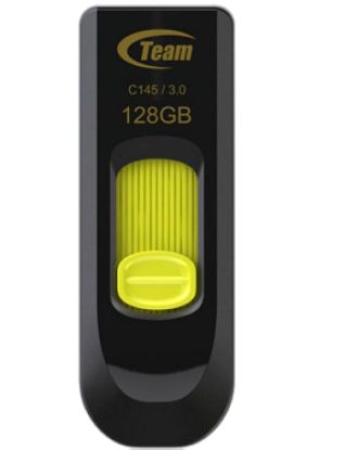  Зображення Флеш-накопичувач USB3.0  128Gb Team C145 Yellow (TC1453128GY01) 