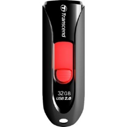  Зображення Накопичувач USB Flash drive    32GB  Transcend JetFlash 590  (USB2.0)  Black ) 