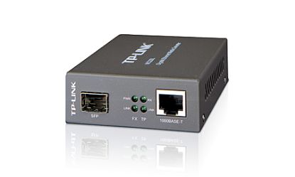  Зображення Медiаконвертер TP-LINK MC220L GEBase-TX-GEBase-FX SM 10km MM 0.5km SFP 