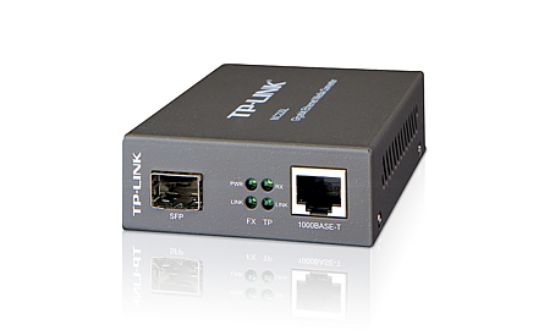  Зображення Медiаконвертер TP-LINK MC220L GEBase-TX-GEBase-FX SM 10km MM 0.5km SFP 