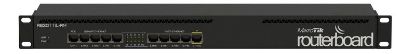  Зображення Маршрутизатор MikroTik RB2011iL-RM (5xGLAN, 5xLAN, PoE in/1*out, CPU 600Mhz, 64MB RAM, RouterOS L5, 1U rackmount case)) 