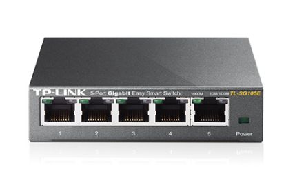  Зображення Комутатор TP-LINK TL-SG105E 5xGE EasySmart Метал. Корпус 