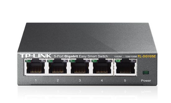  Зображення Комутатор TP-LINK TL-SG105E 5xGE EasySmart Метал. Корпус 