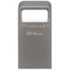  Зображення Модуль флеш-пам'яті Kingston 64GB DTMicro USB 3.1/3.0 Type-A metal ultra-compact drive EAN: 740617242874 