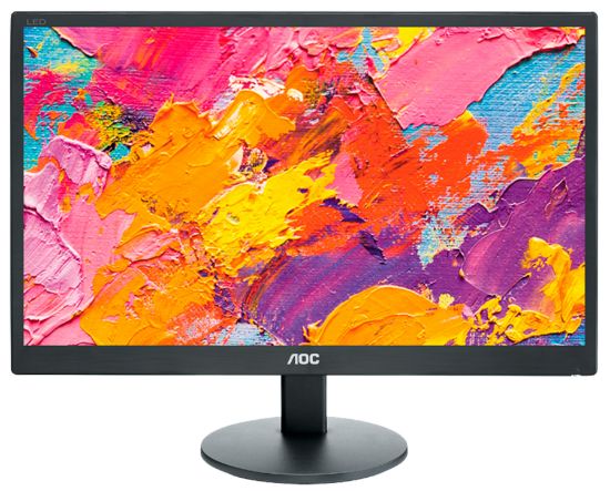  Зображення Монiтор AOC 19.5" E2070SWN Black 