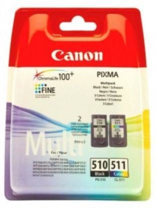  Зображення Комплект Canon No.510: Картридж Canon PG-510Bk/CL-511 кол. Multi Pack 