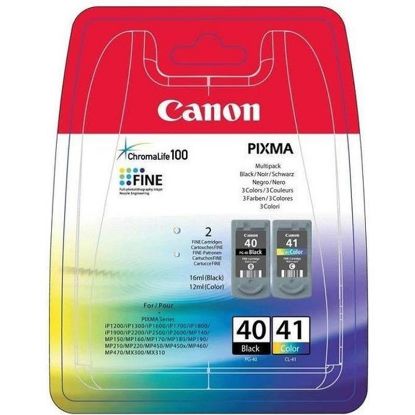  Зображення Комплект Canon No.40: Картридж Canon PG-40Bk/CL-41 кольор. Multi Pack 