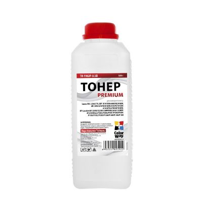  Зображення Тонер HP LJ P1102/P1606/Canon 725/Canon 728  Premium  500г  (TH-1102P-0.5B)  *ColorWay) 