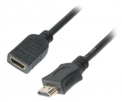  Зображення Кабель HDMI A to HDMI F 1.8m Cablexpert (CC-HDMI4X-6) (Удлинитель) 