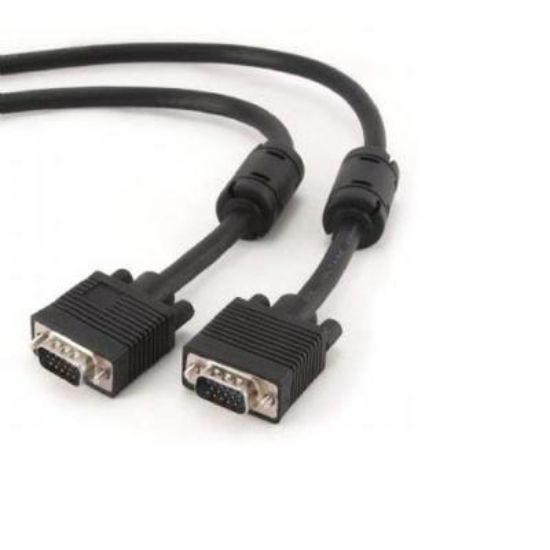  Зображення Кабель монитора 15м VGA Cable Expert CC-PPVGA-15M-B 15м.15M/15M с 2-мя ферр.Black 
