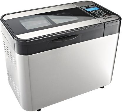  Зображення Хлібопічка Gorenje, 815Вт, програм-1.4,  макс.вес -1.4кг, форма-прямокутрик, нерж.сталь, чорний 