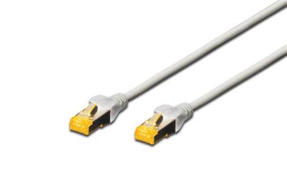  Зображення Патч-корд DIGITUS CAT 6a S-FTP, 5м, AWG 26/7, Cu, LSZH, сірий 