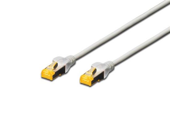  Зображення Патч-корд DIGITUS CAT 6a S-FTP, 5м, AWG 26/7, Cu, LSZH, сірий 