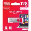  Зображення USB флеш накопичувач Goodram 128GB UTS3 Twister Red USB 3.0 (UTS3-1280R0R11) 