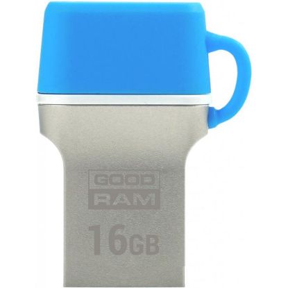  Зображення Флеш-накопичувач USB3.0 16GB Type-C GOODRAM ODD3 (DualDrive) Blue (ODD3-0160B0R11) 