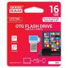  Зображення Флеш-накопичувач USB3.0 16GB Type-C GOODRAM ODD3 (DualDrive) Blue (ODD3-0160B0R11) 