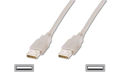  Зображення Кабель USB 2.0 АM/AM 1.8m Atcom (16614) Белый 