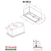  Зображення Витяжка Perfelli BI 6812 W LED 