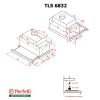 Зображення Витяжка Perfelli TLS 6832 BL LED 