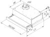  Зображення Витяжка Pyramida TL 50 SLIM IX 