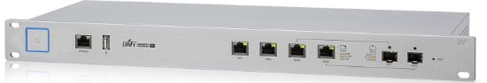  Зображення Маршрутизатор Ubiquiti UniFi Security Gateway PRO (USG-PRO-4), 2xCombo(SFP/GLAN), 2xGLAN,1хRJ45 Serial Port, CPU 1Ghz, 2GB RAM, 4GB On-Board Flash Storage, USB port, 1U rackmount case) 