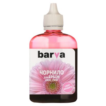  Зображення Чорнило Barva EPSON L800/L810/L850/L1800 (T6736) 90г LIGHT MAGENTA (L800-418) 