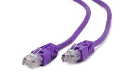 Зображення Патч-корд Cablexpert Cat.5e UTP RJ45 0.5m фіолетовий (PP12-0.5M/V) 