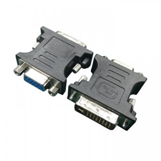  Зображення Адаптер Cablexpert A-DVI-VGA (24+15 пін) VGA, F/M HD) 
